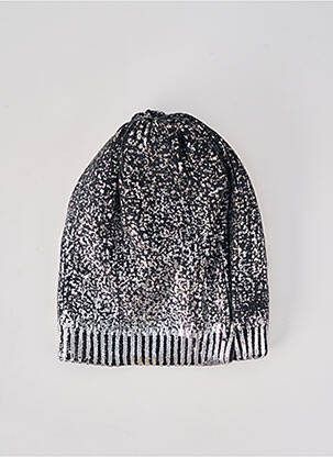 Bonnet stretch argent ANTONELLO SERIO femme
