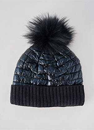Bonnet stretch noir ANTONELLO SERIO femme