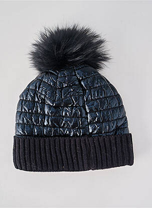 Bonnet stretch noir ANTONELLO SERIO femme