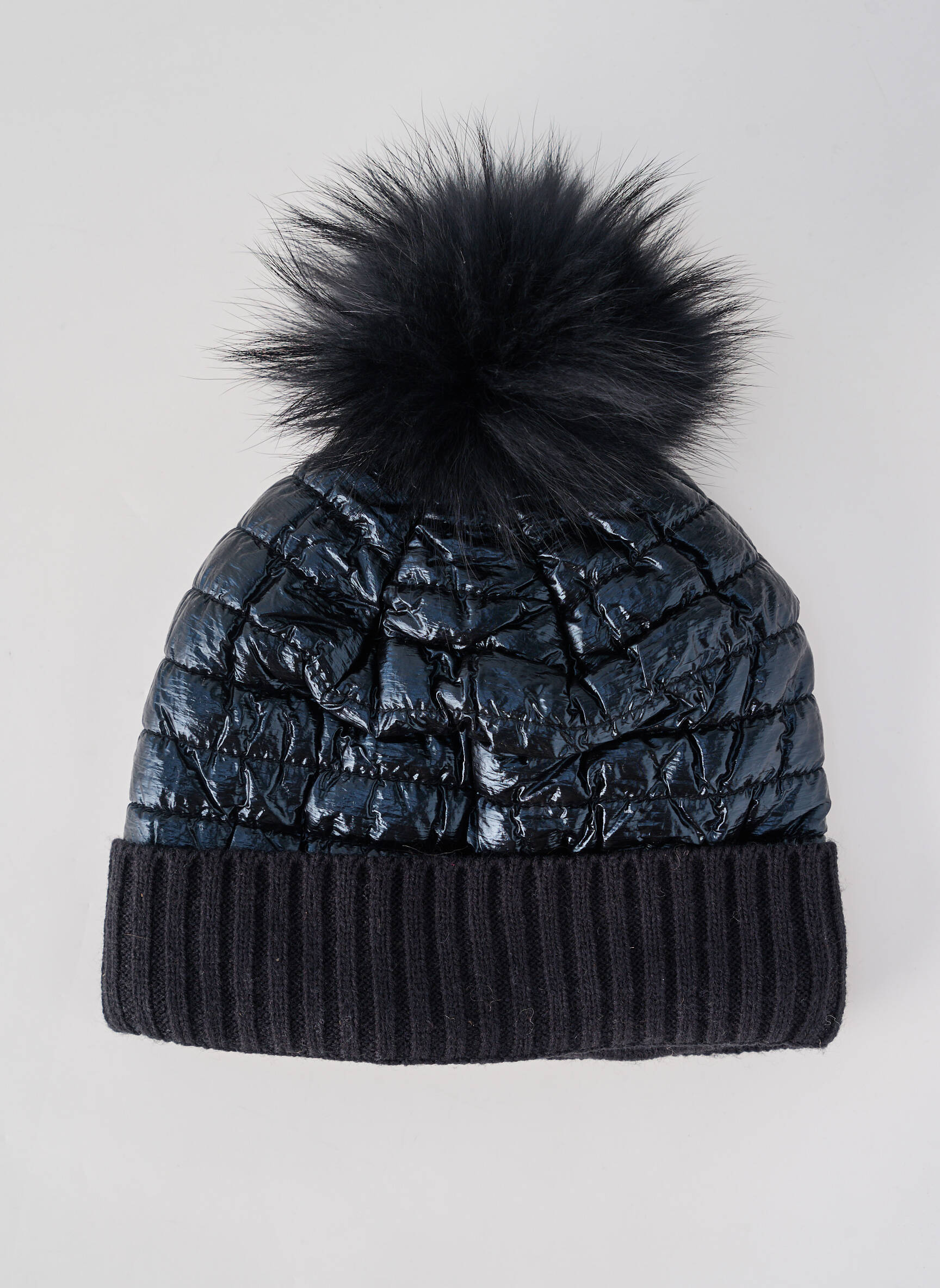 Bonnet stretch noir ANTONELLO SERIO femme
