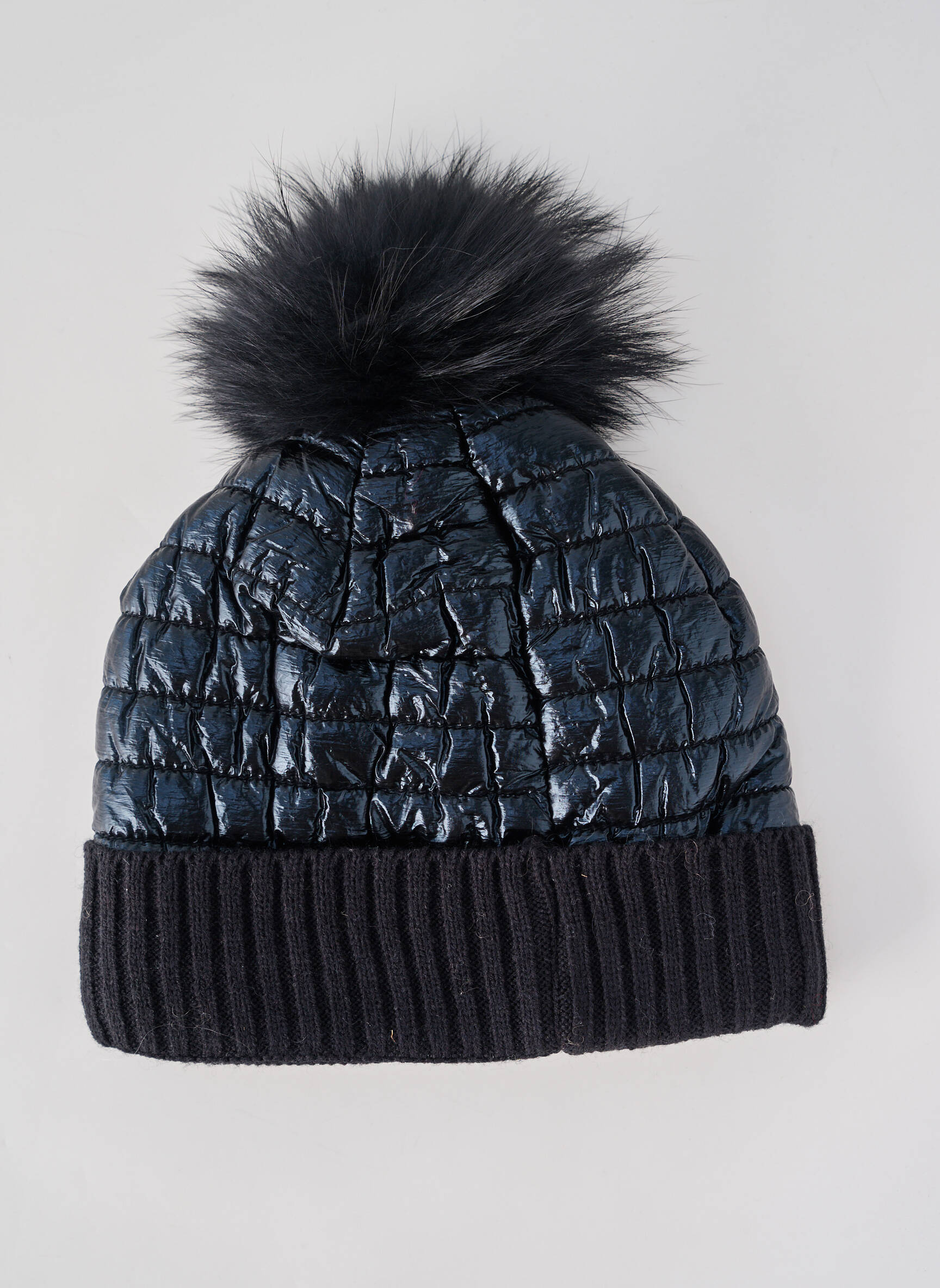 Bonnet stretch noir ANTONELLO SERIO femme