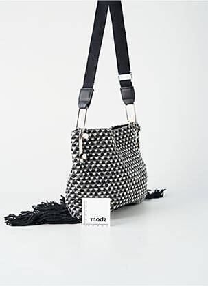 Sac doublure textile forme rectangulaire noir ANTONELLO SERIO femme