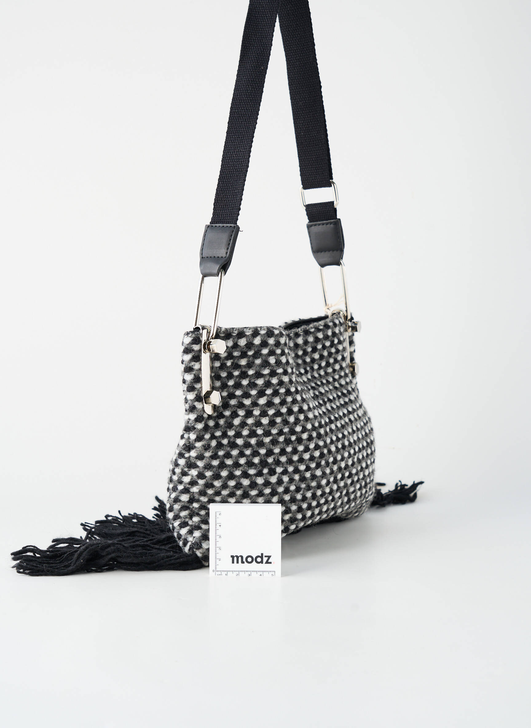 Sac doublure textile forme rectangulaire noir ANTONELLO SERIO femme