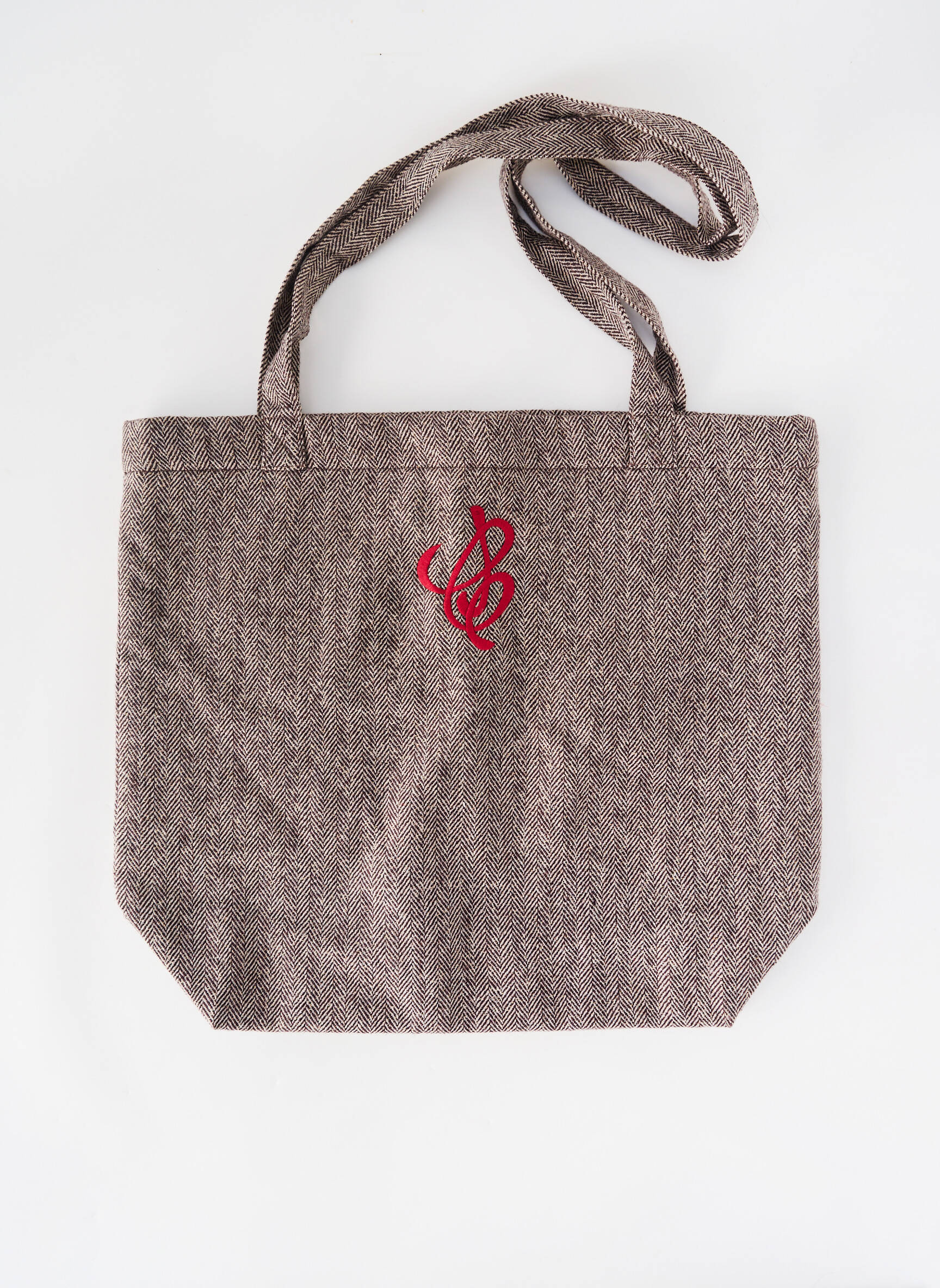 Sac doublure textile forme shopping marron CHARLIE JOE femme