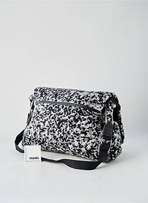 Sac fermeture zippée forme rectangulaire noir ANTONELLO SERIO femme