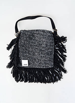 Sac doublure textile forme rectangulaire noir ANTONELLO SERIO femme