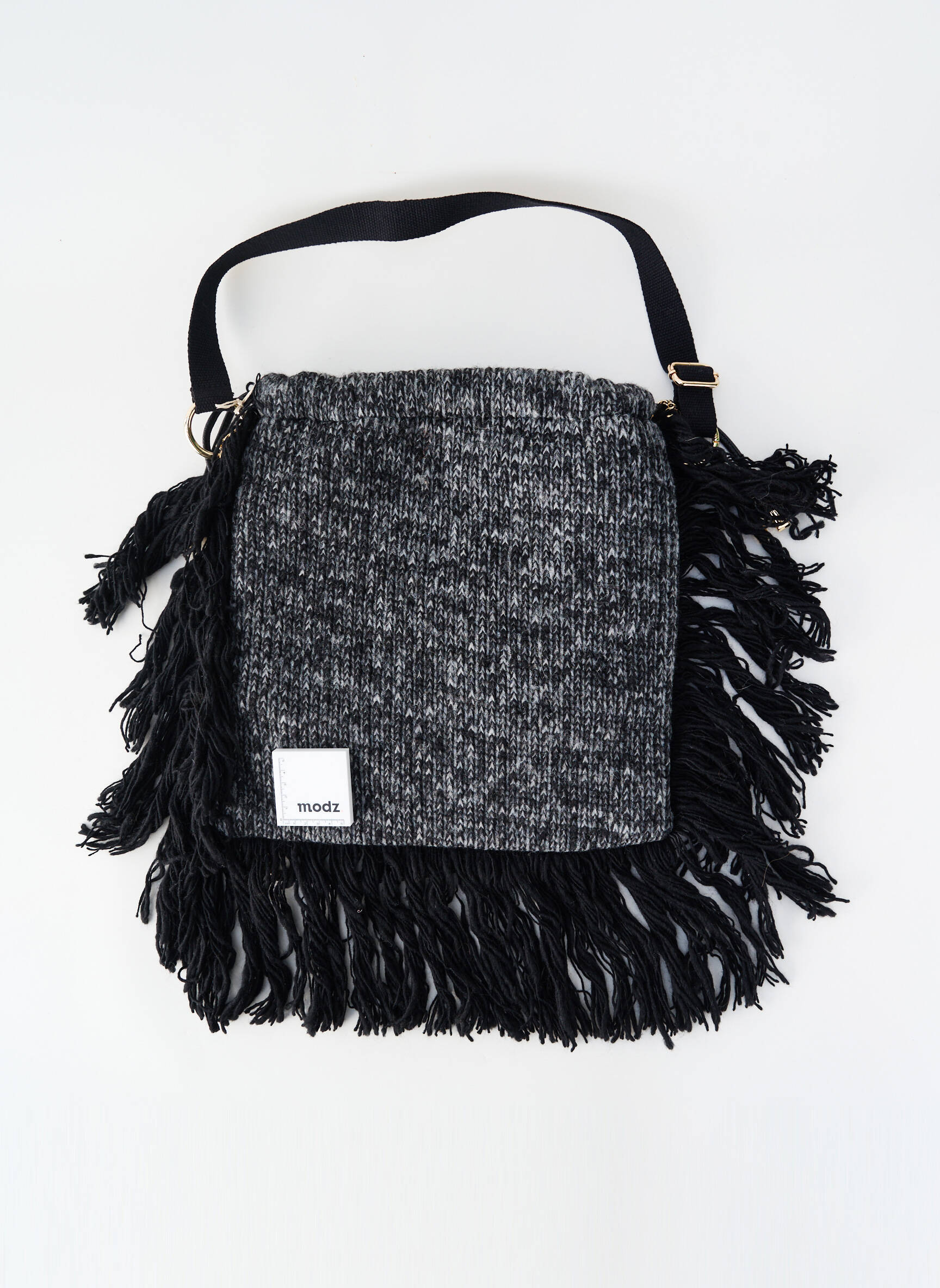 Sac doublure textile forme rectangulaire noir ANTONELLO SERIO femme