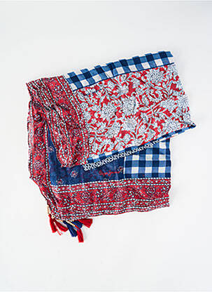 Foulard tissage popeline bleu PEPE JEANS femme