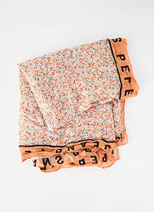 Foulard tissage popeline orange PEPE JEANS femme