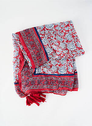 Foulard tissage popeline rouge PEPE JEANS femme
