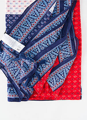 Foulard tissage popeline bleu PEPE JEANS femme