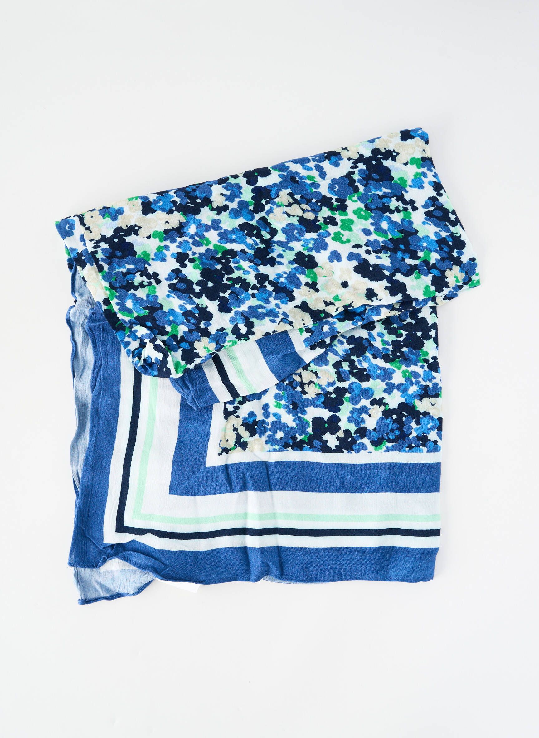 Foulard tissage popeline bleu PEPE JEANS femme