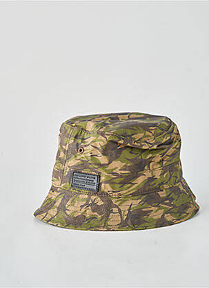 Chapeau doublure textile vert SUPERDRY homme