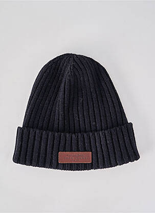 Bonnet maille fine noir PEPE JEANS homme