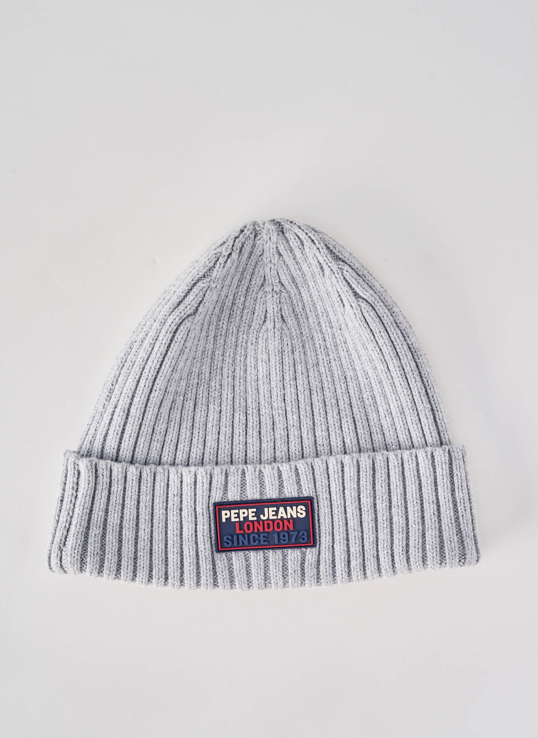 Bonnet broderie gris PEPE JEANS homme