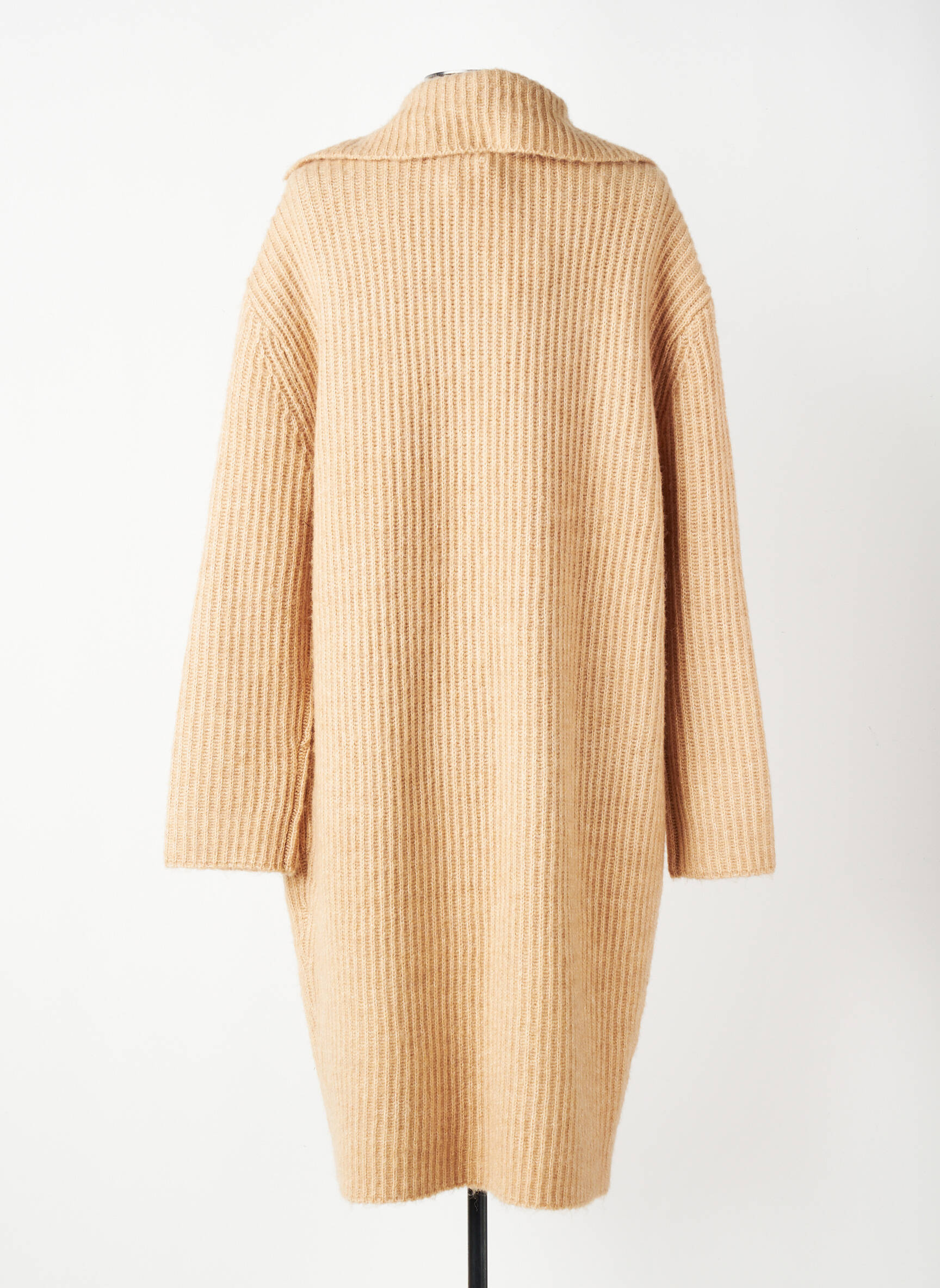 Gilet manches longues coupe cintrée beige YAYA femme