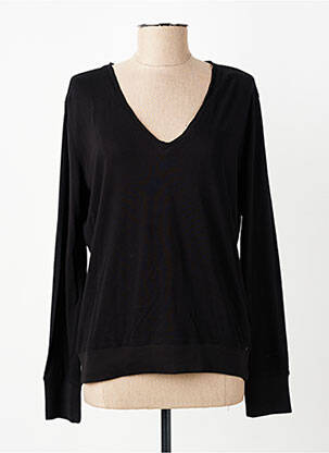 T-shirt manches longues manches longues noir IKKS femme