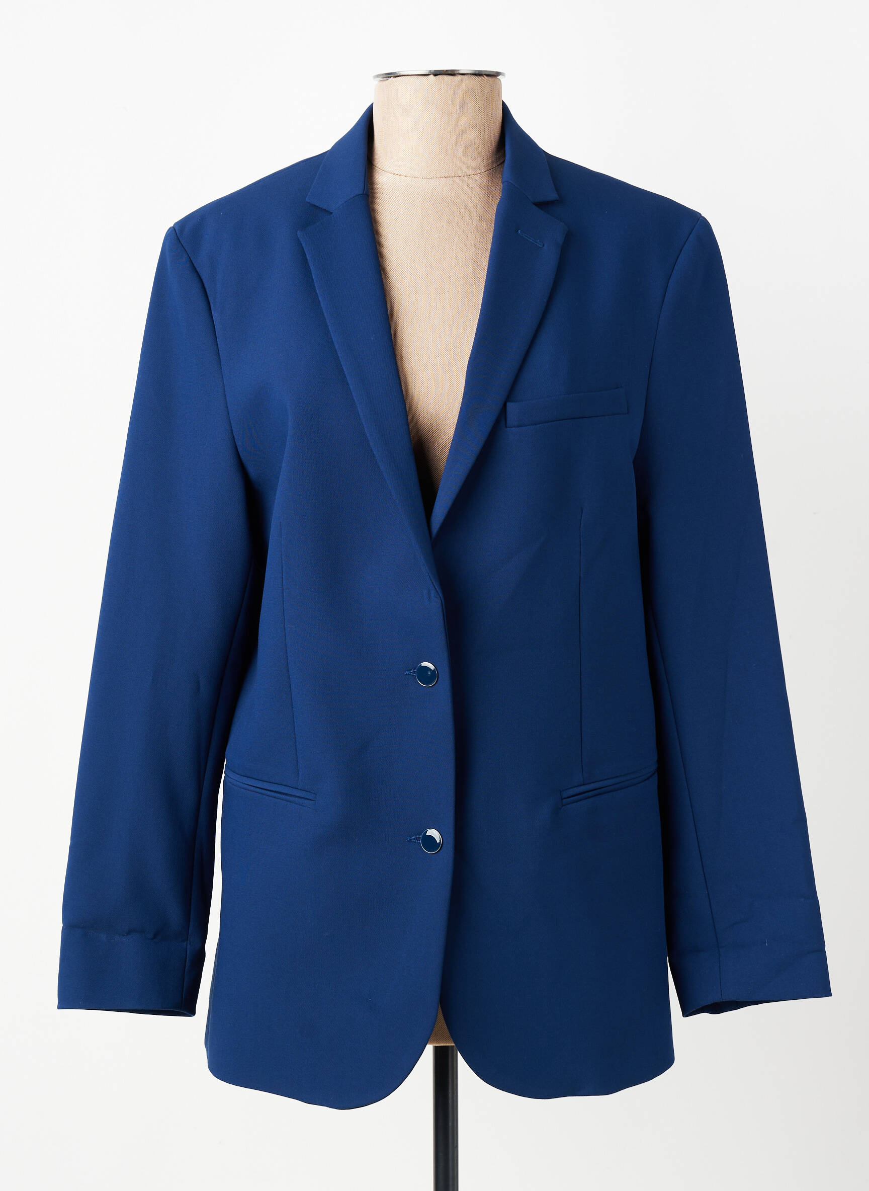 Blazer poches bleu I.CODE (By IKKS) femme