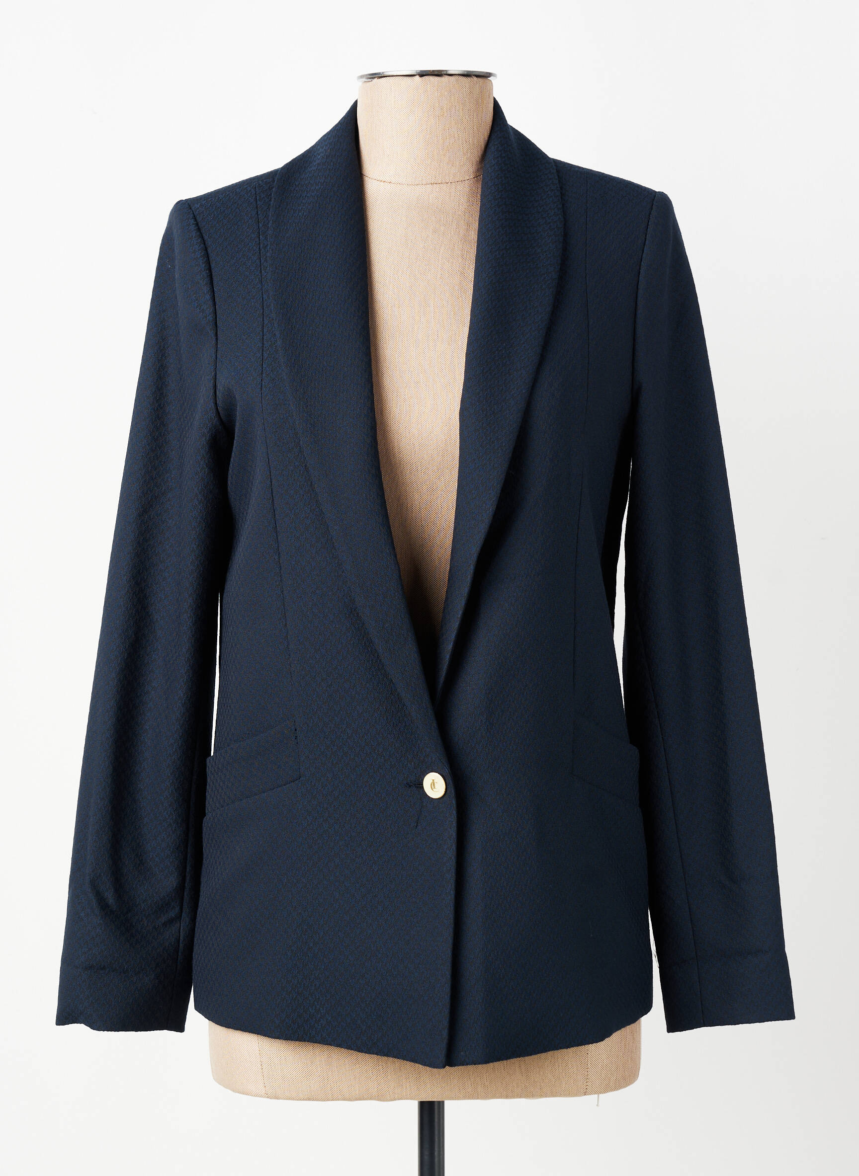 Blazer poches bleu I.CODE (By IKKS) femme