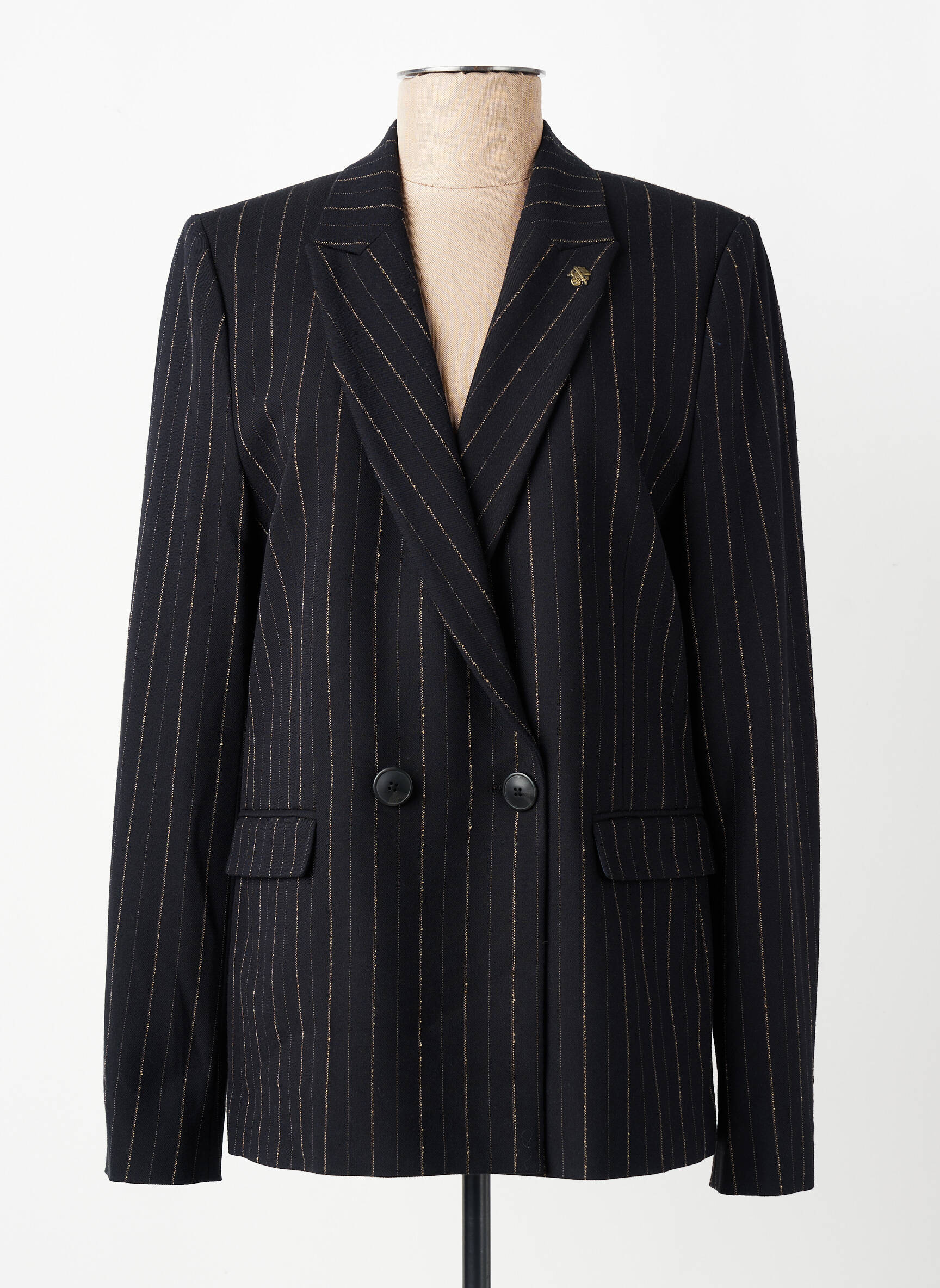 Blazer poches bleu MKT STUDIO femme
