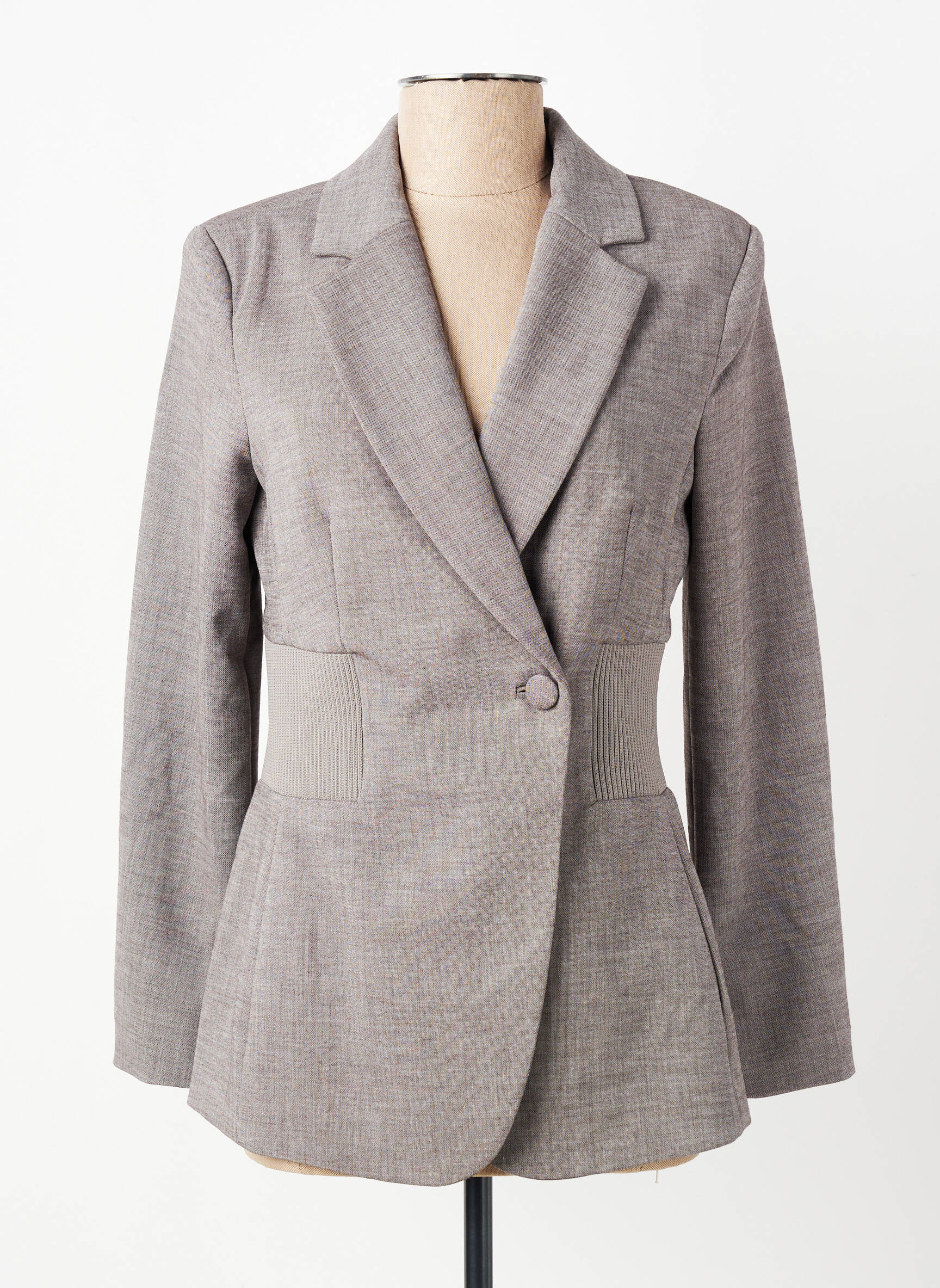 Blazer poches gris YAYA femme