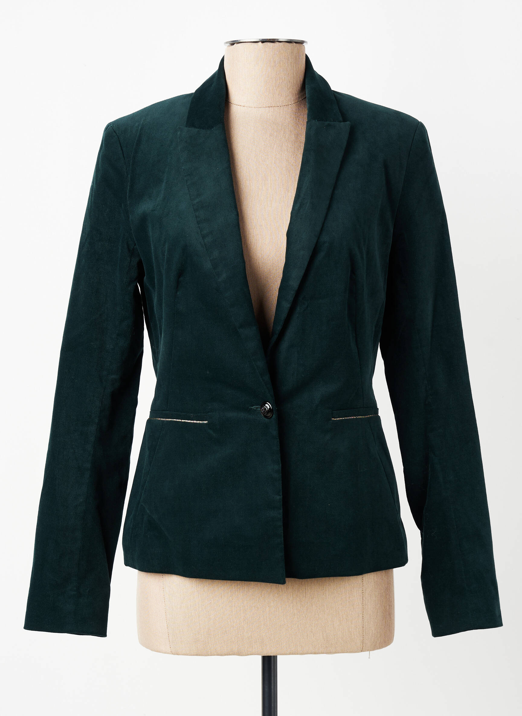 Blazer poches vert ONE STEP femme