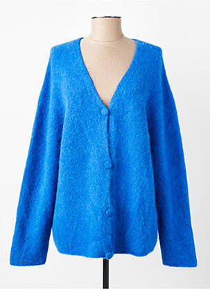 Gilet manches longues stretch bleu ONE STEP femme