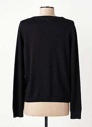 Pull coupe droite manches longues noir IKKS femme