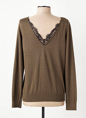 Top manches longues manches longues vert IKKS femme