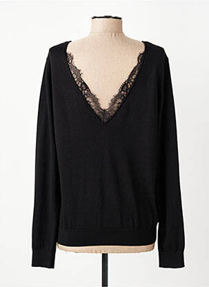 Top manches longues manches longues noir IKKS femme