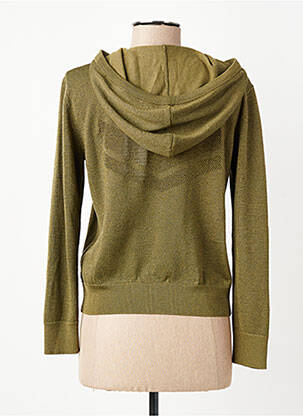 Veste casual fermeture zippée sur le devant vert IKKS femme