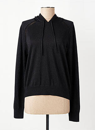 Pull stretch manches longues noir IKKS femme