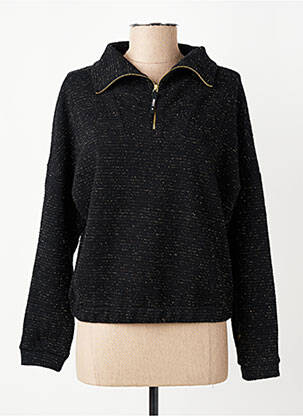 Pull resserrée sur le bas manches longues noir I.CODE (By IKKS) femme