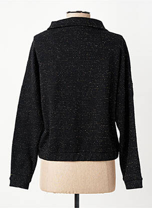 Pull resserrée sur le bas manches longues noir I.CODE (By IKKS) femme
