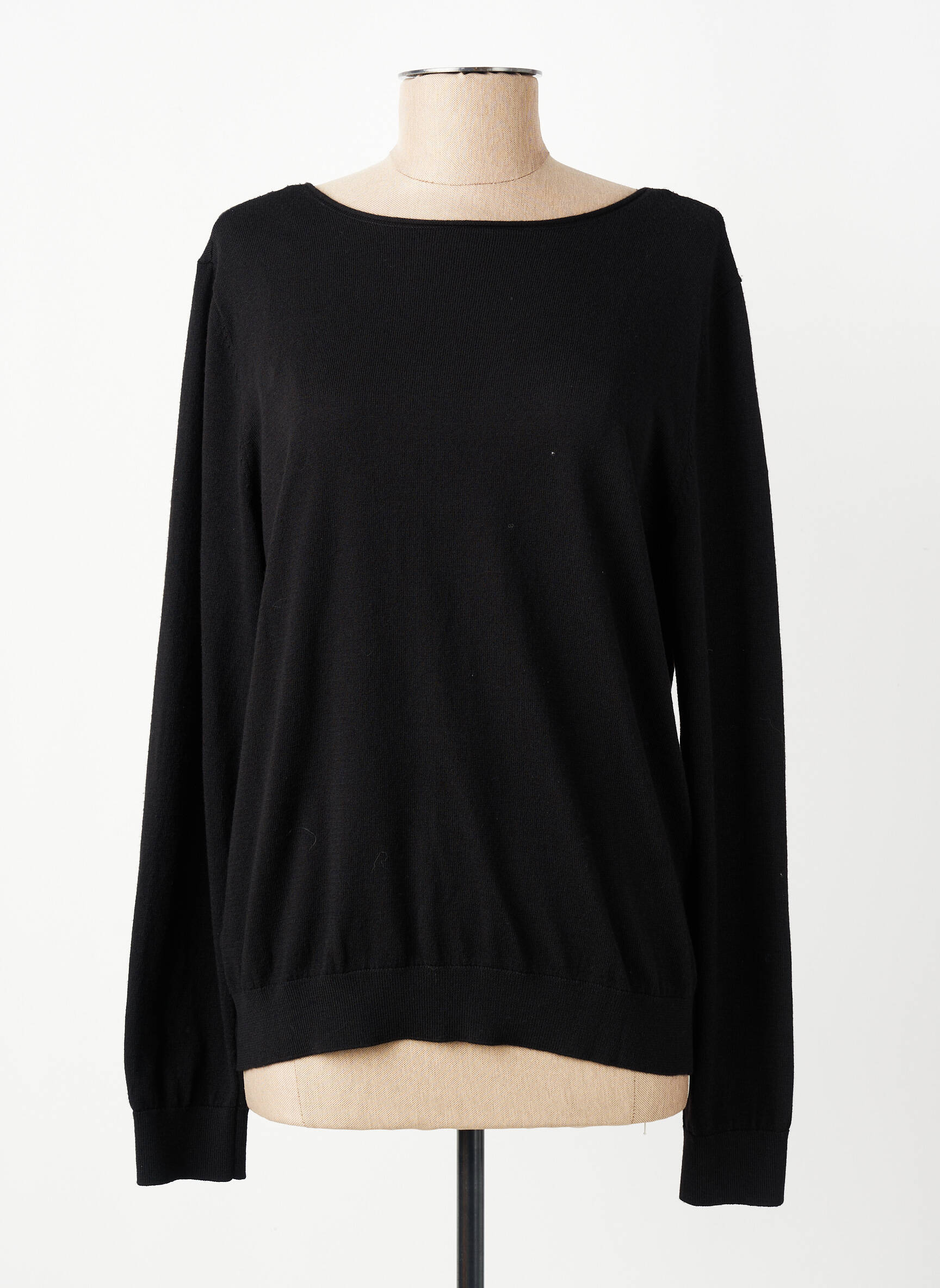 Top manches longues manches longues noir IKKS femme