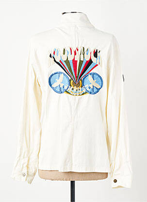 Veste casual coupe cintrée beige FIVE femme