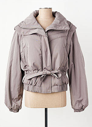 Doudoune poches sans capuche gris YAYA femme