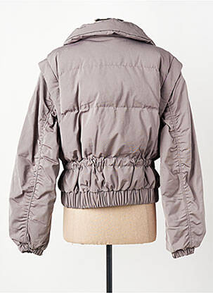 Doudoune poches sans capuche gris YAYA femme