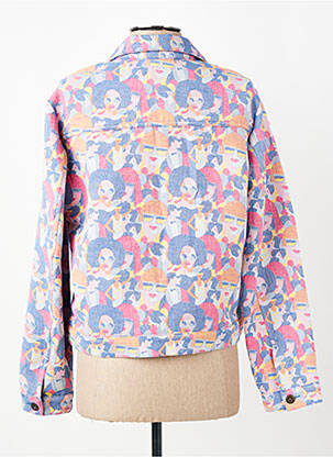 Veste casual poignets boutonnés avec fente bleu I.CODE (By IKKS) femme