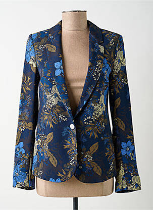 Blazer fausses poches bleu IKKS femme