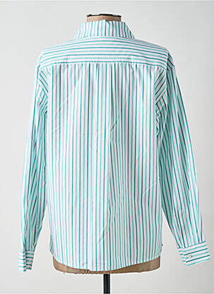 Chemisier coupe cintrée manches longues vert YAYA femme