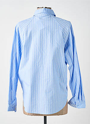 Chemisier coupe cintrée manches longues bleu I.CODE (By IKKS) femme