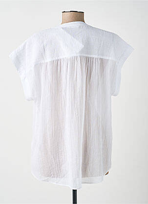 Top manches courtes manches courtes blanc YAYA femme