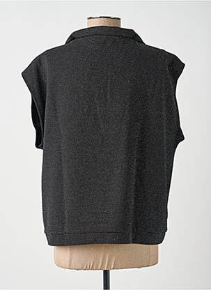 Top stretch sans manche noir I.CODE (By IKKS) femme