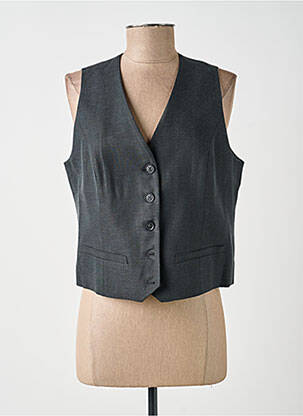 Gilet sans manche doublure gris YAYA femme