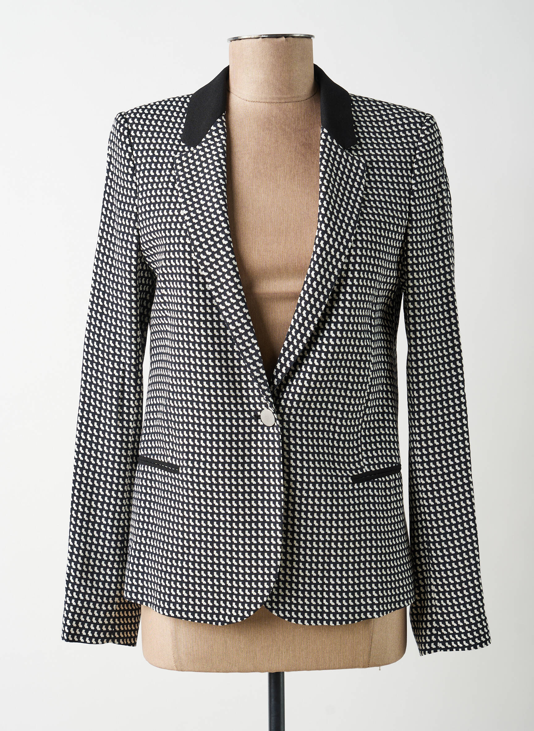 Blazer poches noir IKKS femme