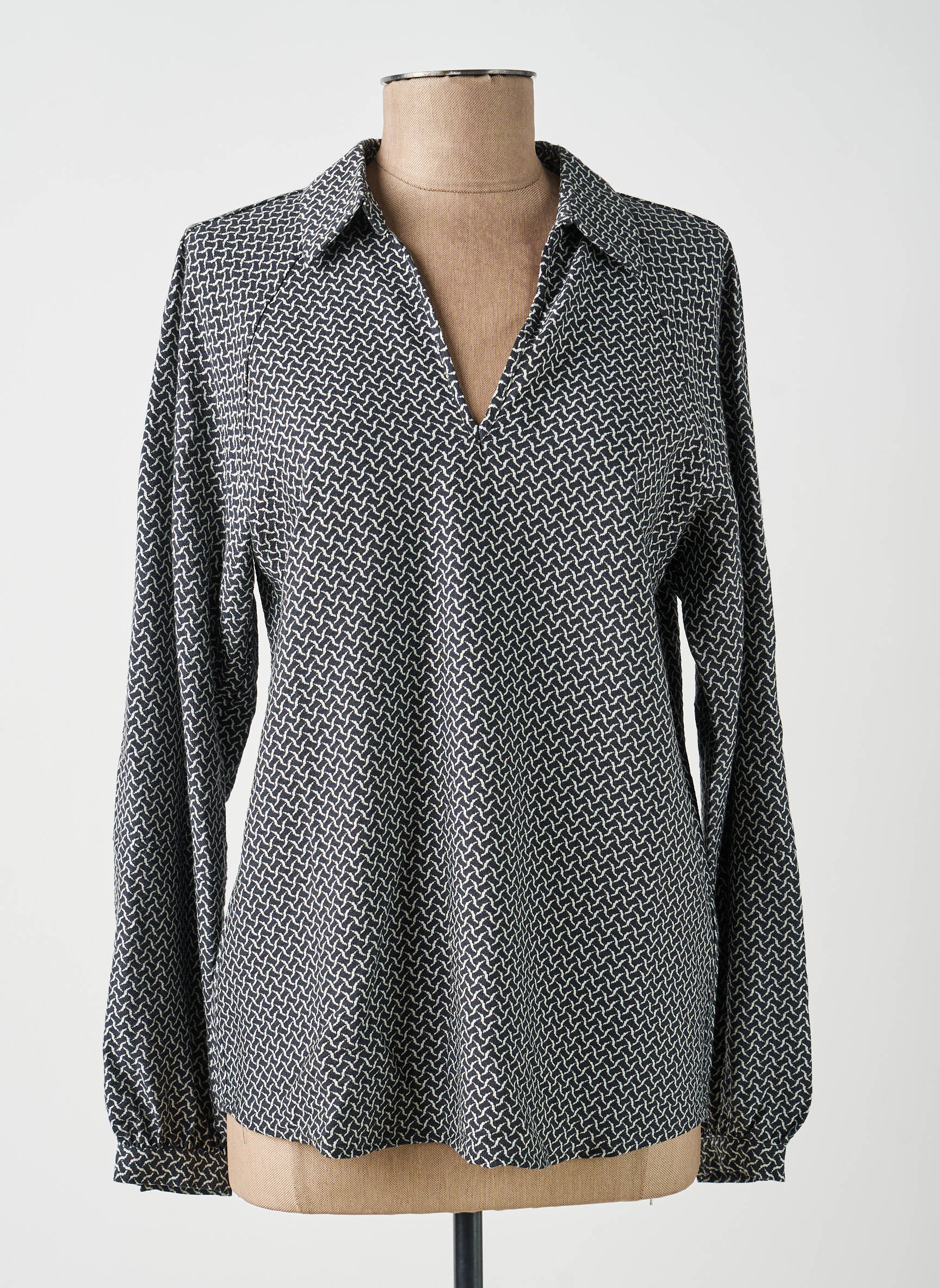 Top manches longues manches longues noir YAYA femme