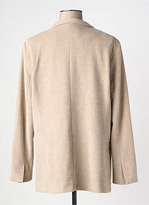 Veste casual col tailleur beige YAYA femme