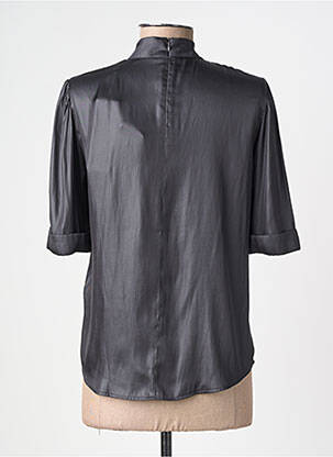 Blouse coupe fluide manches courtes gris YAYA femme
