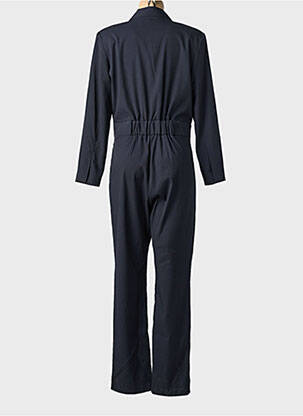 Combi-pantalon fermeture boutonnée sur le devant manches longues bleu YAYA femme